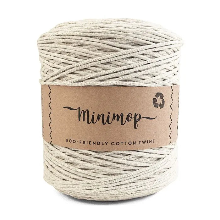 Duurzaam garen: Lankava Minimop 700 gram in kleur 87 Ecru