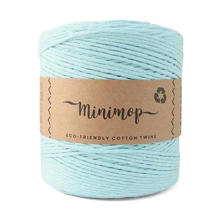 Duurzaam garen: Lankava Minimop 700 gram in kleur 88 IJsblauw