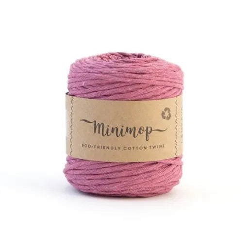 Duurzaam garen: Lankava Minimop 150 gram in kleur 79 Heide roze
