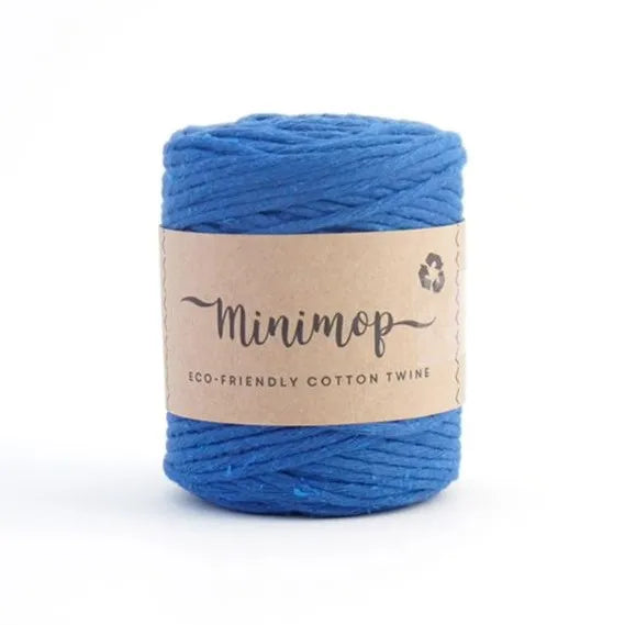 Duurzaam garen: Lankava Minimop 150 gram in kleur 83 Blauw