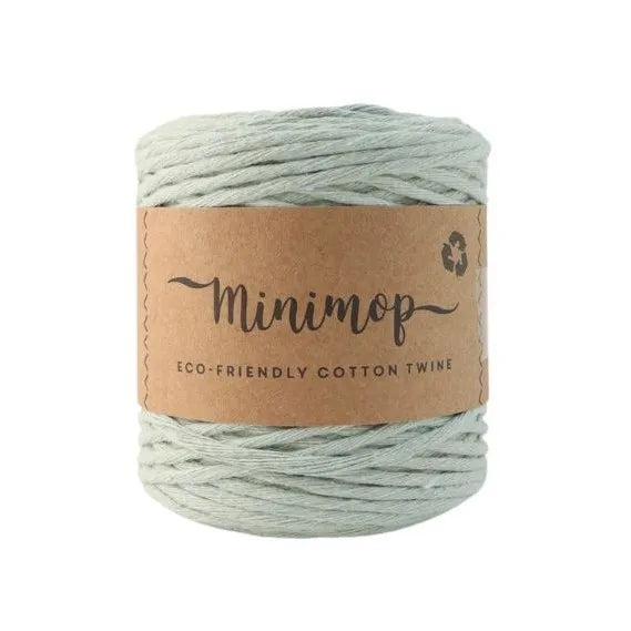 Duurzaam garen: Lankava Minimop 150 gram in kleur 84 Mint groen