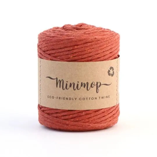 Duurzaam garen: Lankava Minimop 150 gram in kleur 86 Terracotta