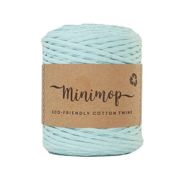 Duurzaam garen: Lankava Minimop 150 gram in kleur 88 IJsblauw
