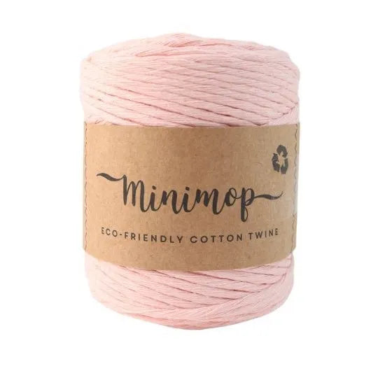 Duurzaam garen: Lankava Minimop 150 gram in kleur 89 Pastel roze