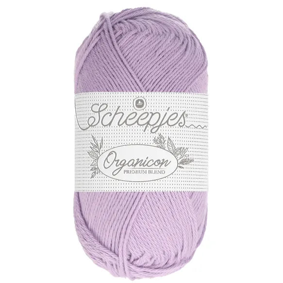 Duurzaam garen: Scheepjes Organicon in kleur 205 Lavendel paars