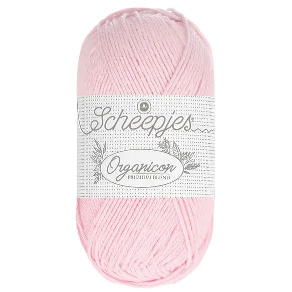 Duurzaam garen: Scheepjes Organicon in kleur 206 Bloesem roze