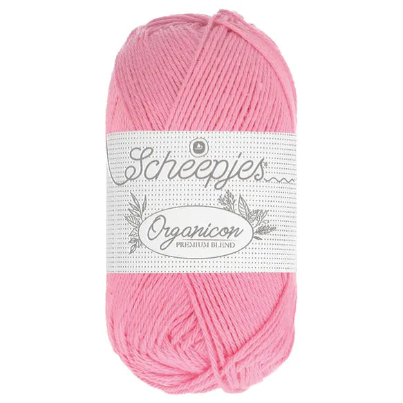 Duurzaam garen: Scheepjes Organicon in kleur 207 Licht roze