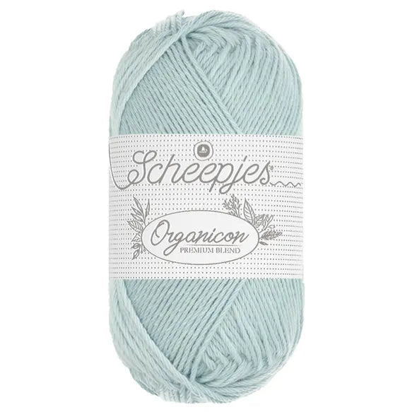 Duurzaam garen: Scheepjes Organicon in kleur 216 Blauw grijs