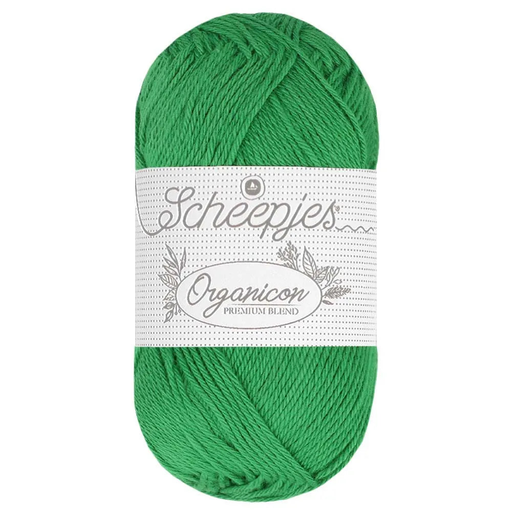 Duurzaam garen: Scheepjes Organicon in kleur 232 Blad groen