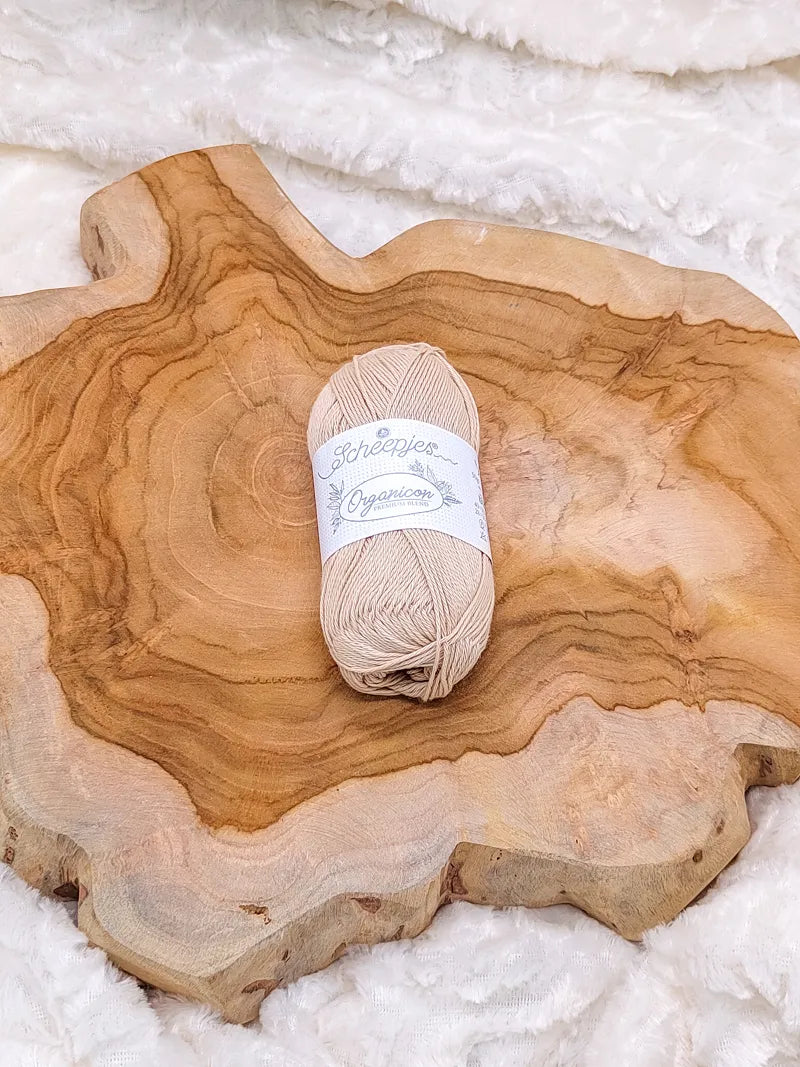 Duurzaam garen: Scheepjes Organicon in kleur 242 Beige