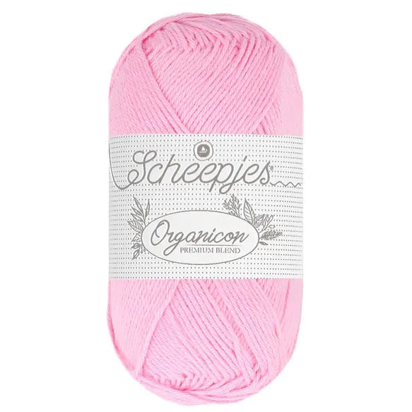 Duurzaam garen: Scheepjes Organicon in kleur 249 Roos roze