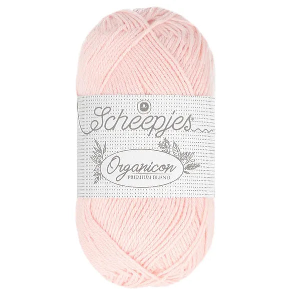 Duurzaam garen: Scheepjes Organicon in kleur 250 Pastel roze