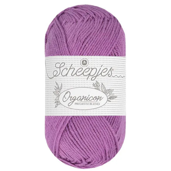 Duurzaam garen: Scheepjes Organicon in kleur 259 Heide paars
