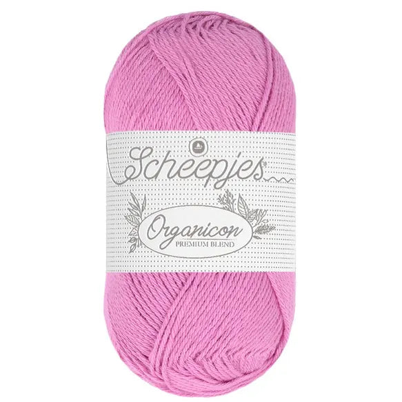 Duurzaam garen: Scheepjes Organicon in kleur 260 Roze