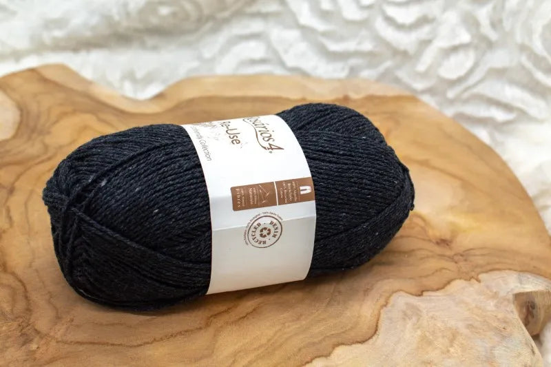 Duurzaam garen: Rosários 4 Re-Use in kleur 20 Zwart