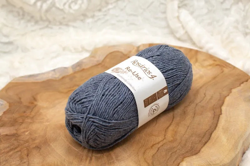 Duurzaam garen: Rosários 4 Re-Use in kleur 29 Donker grijs