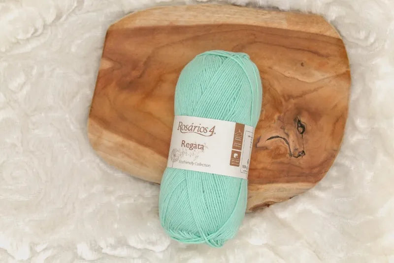 Duurzaam garen: Rosários 4 Regata in kleur 112 Pastel mint groen