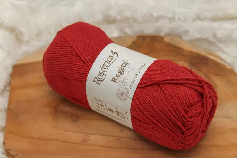 Duurzaam garen: Rosários 4 Regata in kleur 54 Brandweerwagen rood