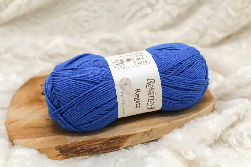 Duurzaam garen: Rosários 4 Regata in kleur 93 Blauw