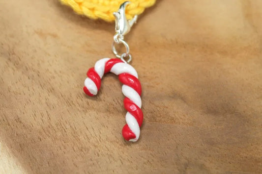 Handgemaakte Steekmarkeerder Candy Cane, handgemaakt door Beaudeleine