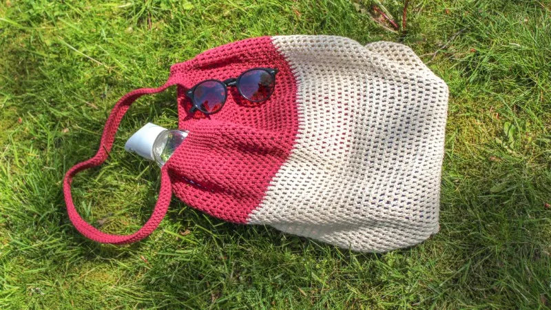 Gehaakt Haakpatroon tas Layla ontworpen door Cora's Knit Knacks