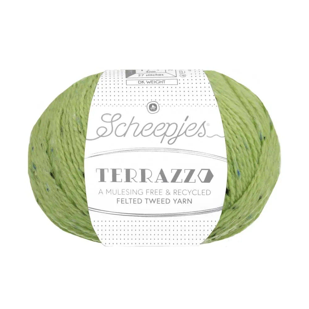 Duurzame wol: Scheepjes Terrazzo in kleur 708 Pistache groen