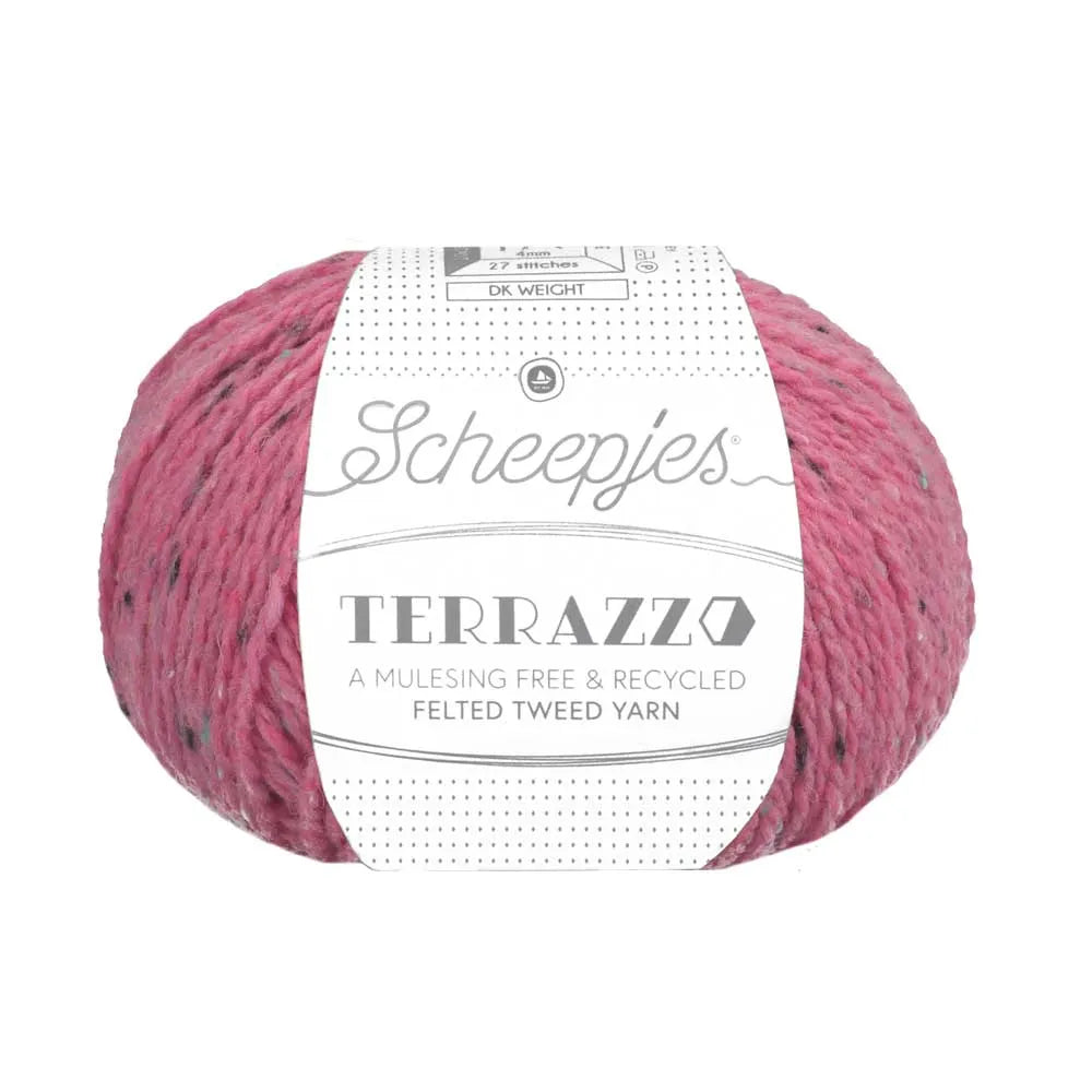 Duurzame wol: Scheepjes Terrazzo in kleur 713 Koraal roze