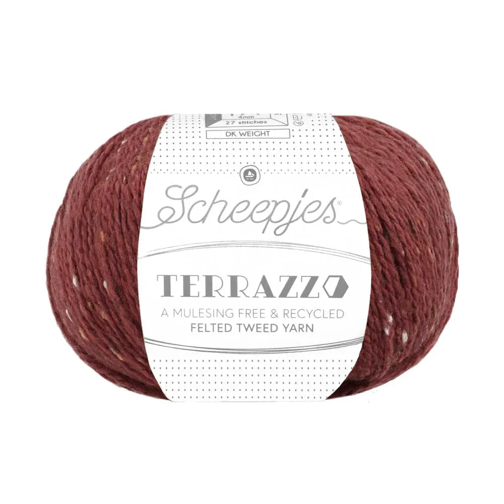 Duurzame wol: Scheepjes Terrazzo in kleur 717 Espresso bruin