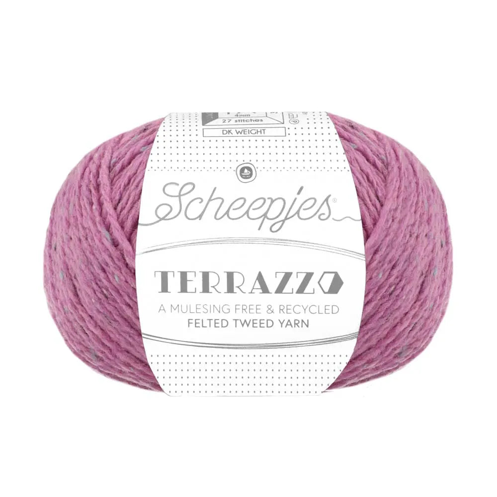 Duurzame wol: Scheepjes Terrazzo in kleur 724 Anjer roze