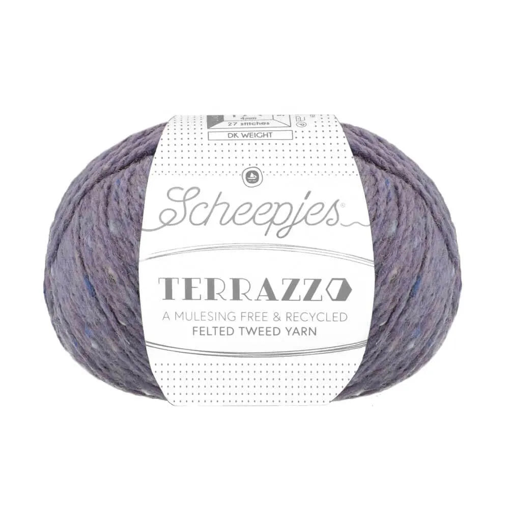 Duurzame wol: Scheepjes Terrazzo in kleur 726 Malva paars