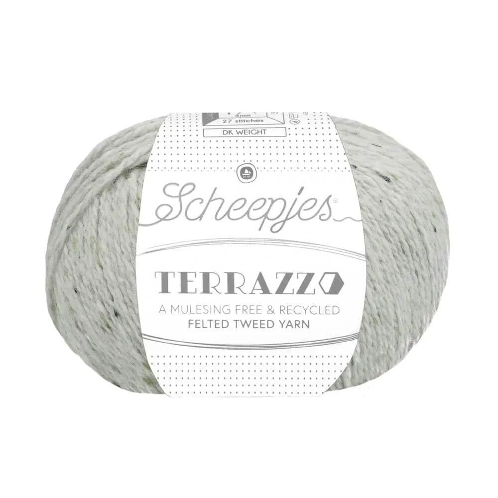Duurzame wol: Scheepjes Terrazzo in kleur 740 Veer grijs