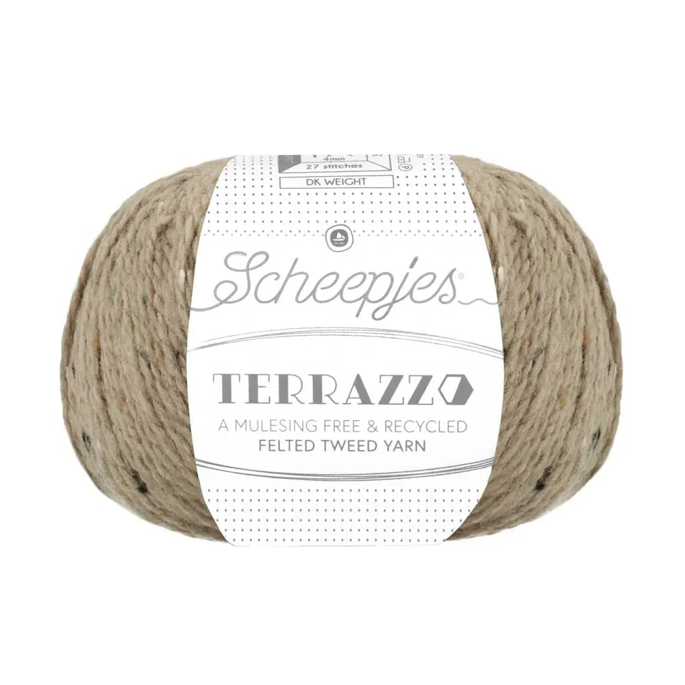 Duurzame wol: Scheepjes Terrazzo in kleur 746 Zand beige