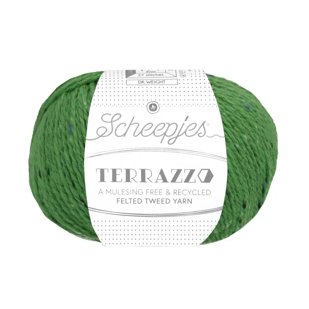 Duurzame wol: Scheepjes Terrazzo in kleur 757 Amazone groen