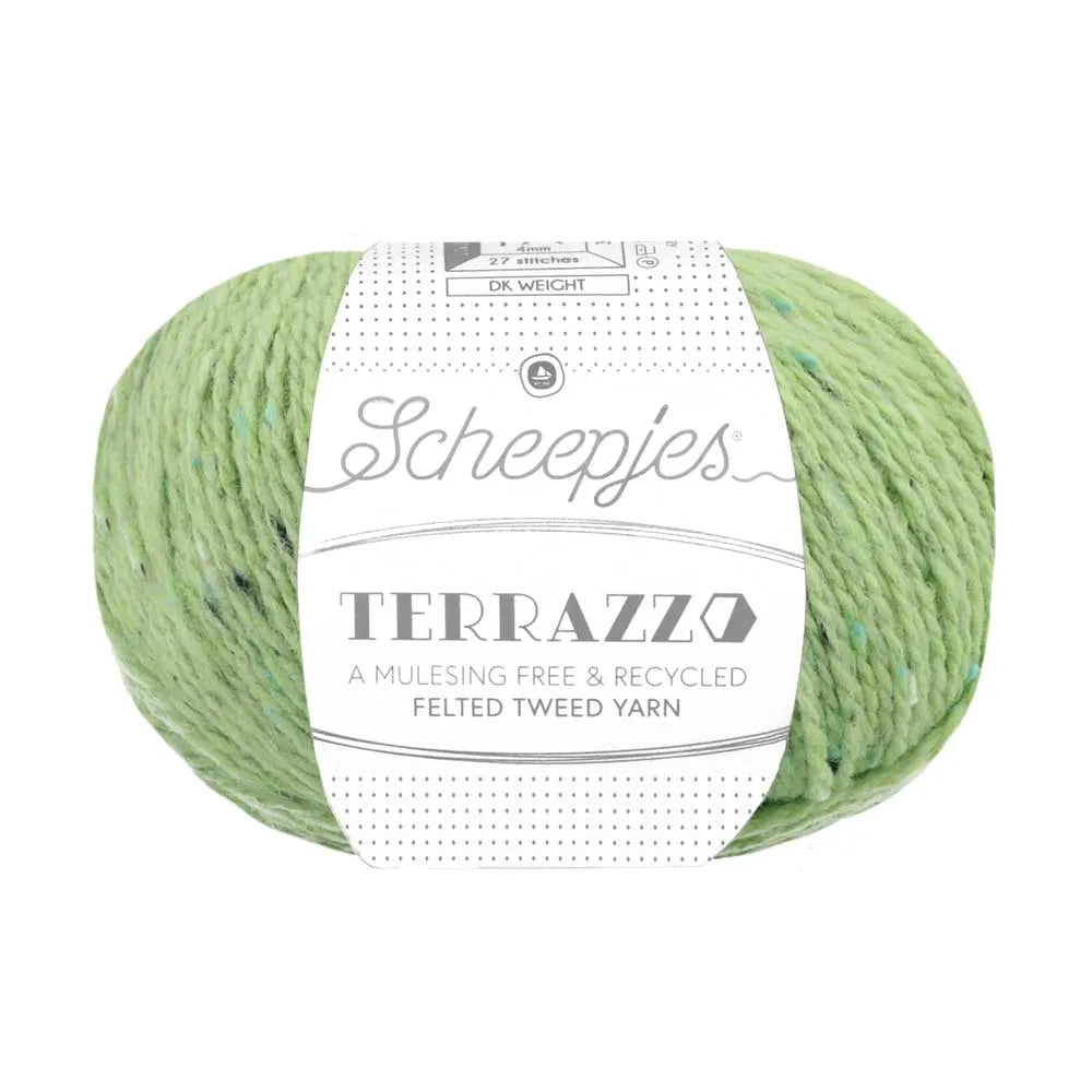 Duurzame wol: Scheepjes Terrazzo in kleur 758 Asperge groen