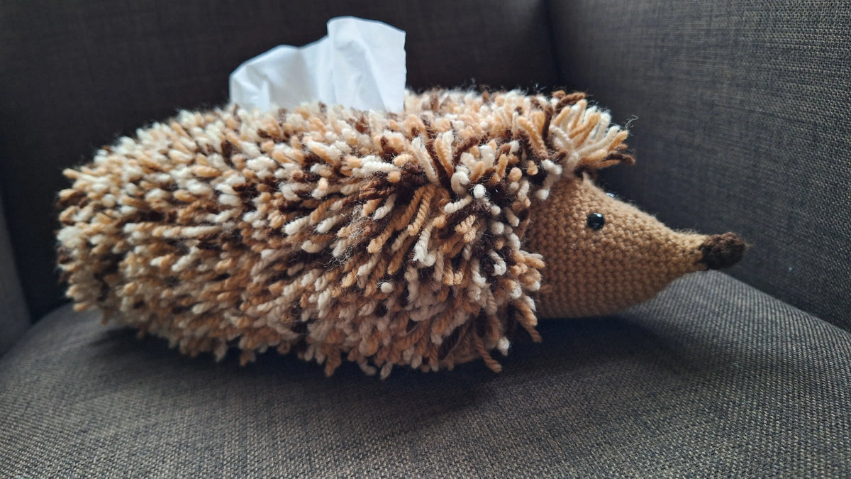 Haakpatroon tissuedoos Egel