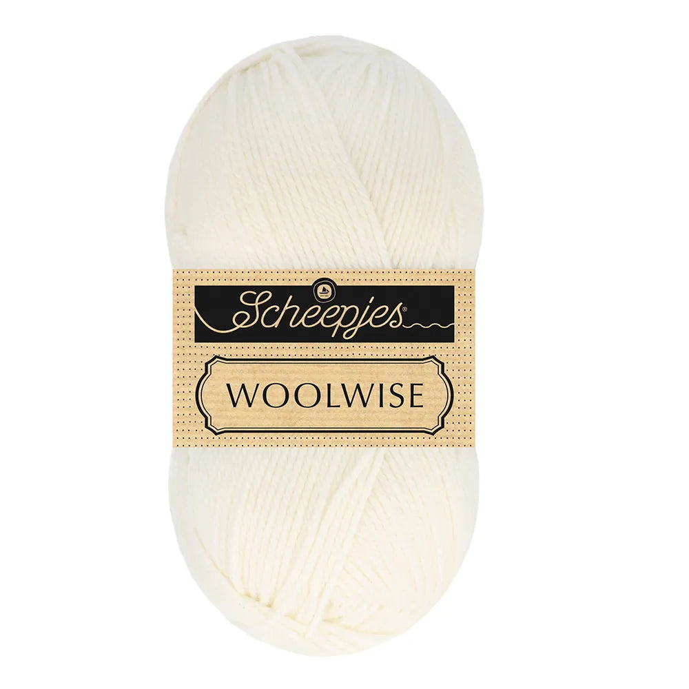 Duurzame wol: Scheepjes Woolwise in kleur 701 Wit