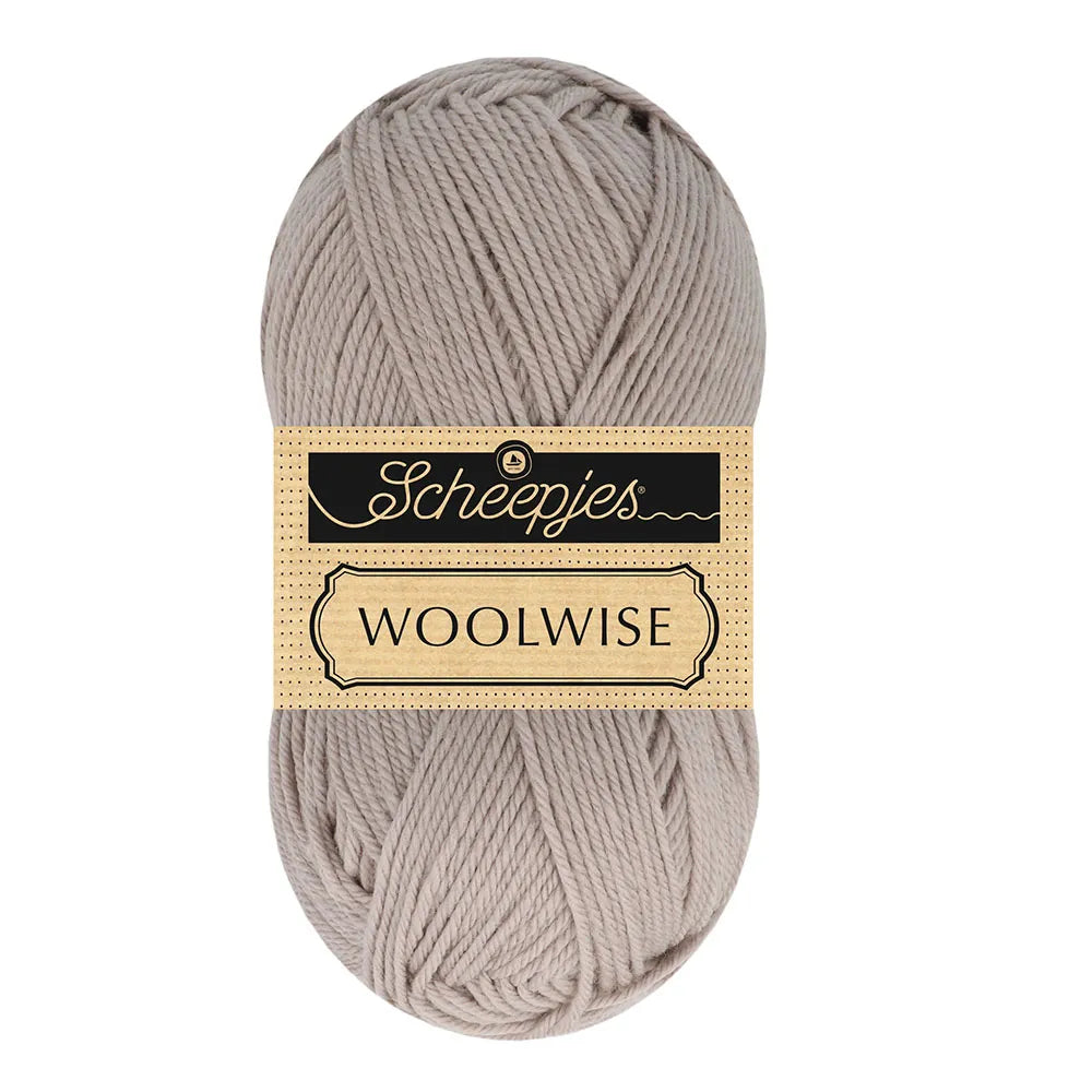 Duurzame wol: Scheepjes Woolwise in kleur 703 Grijs
