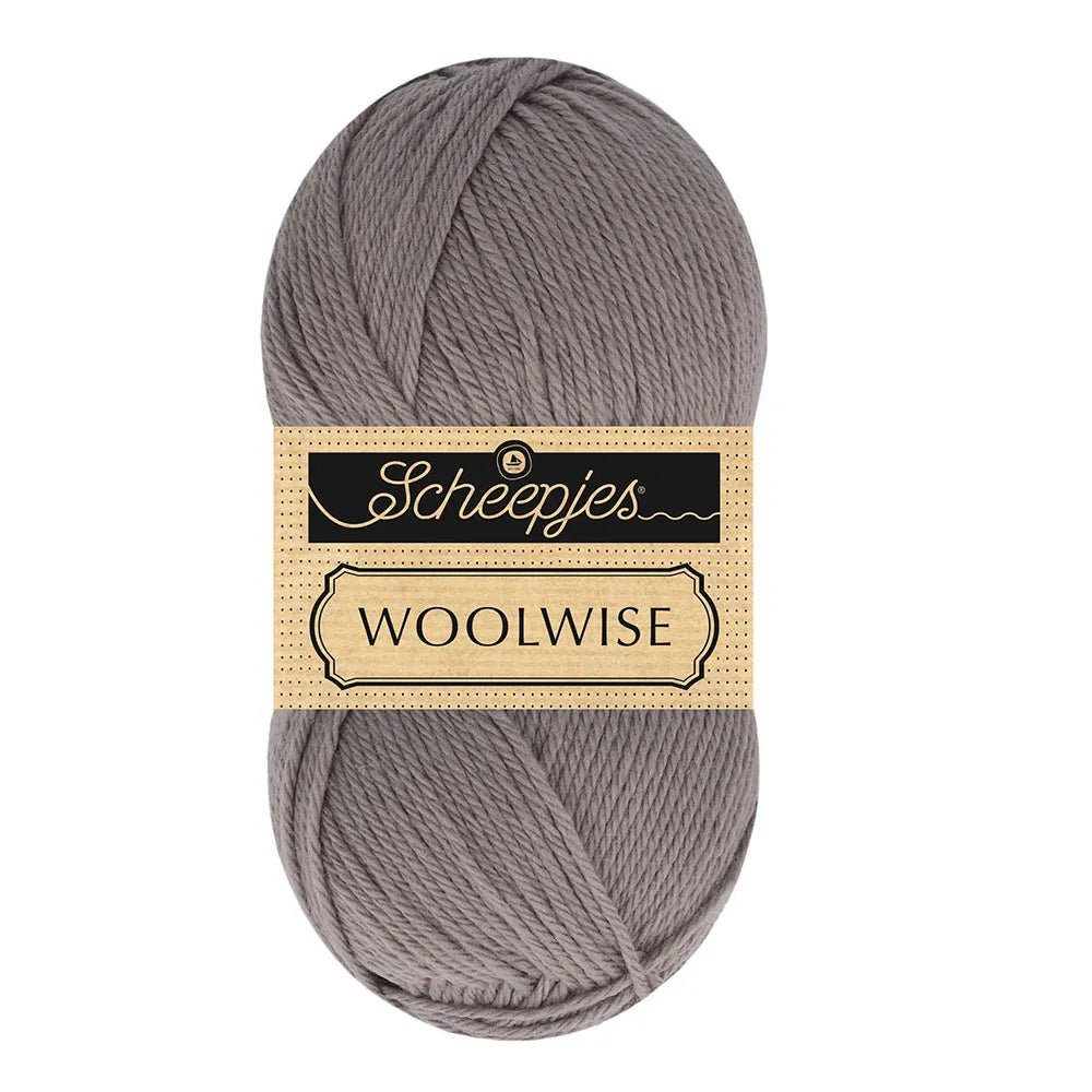 Duurzame wol: Scheepjes Woolwise in kleur 704 Donker grijs