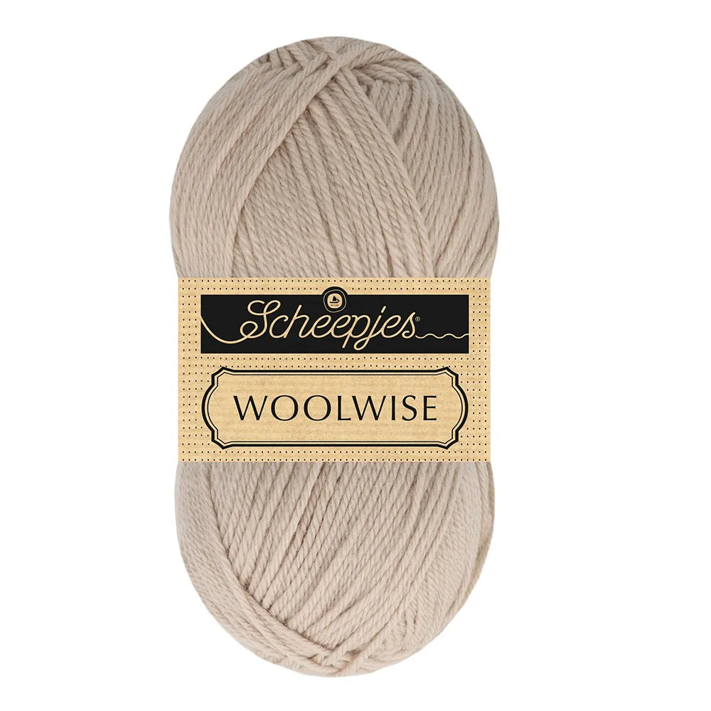 Duurzame wol: Scheepjes Woolwise in kleur 708 Beige