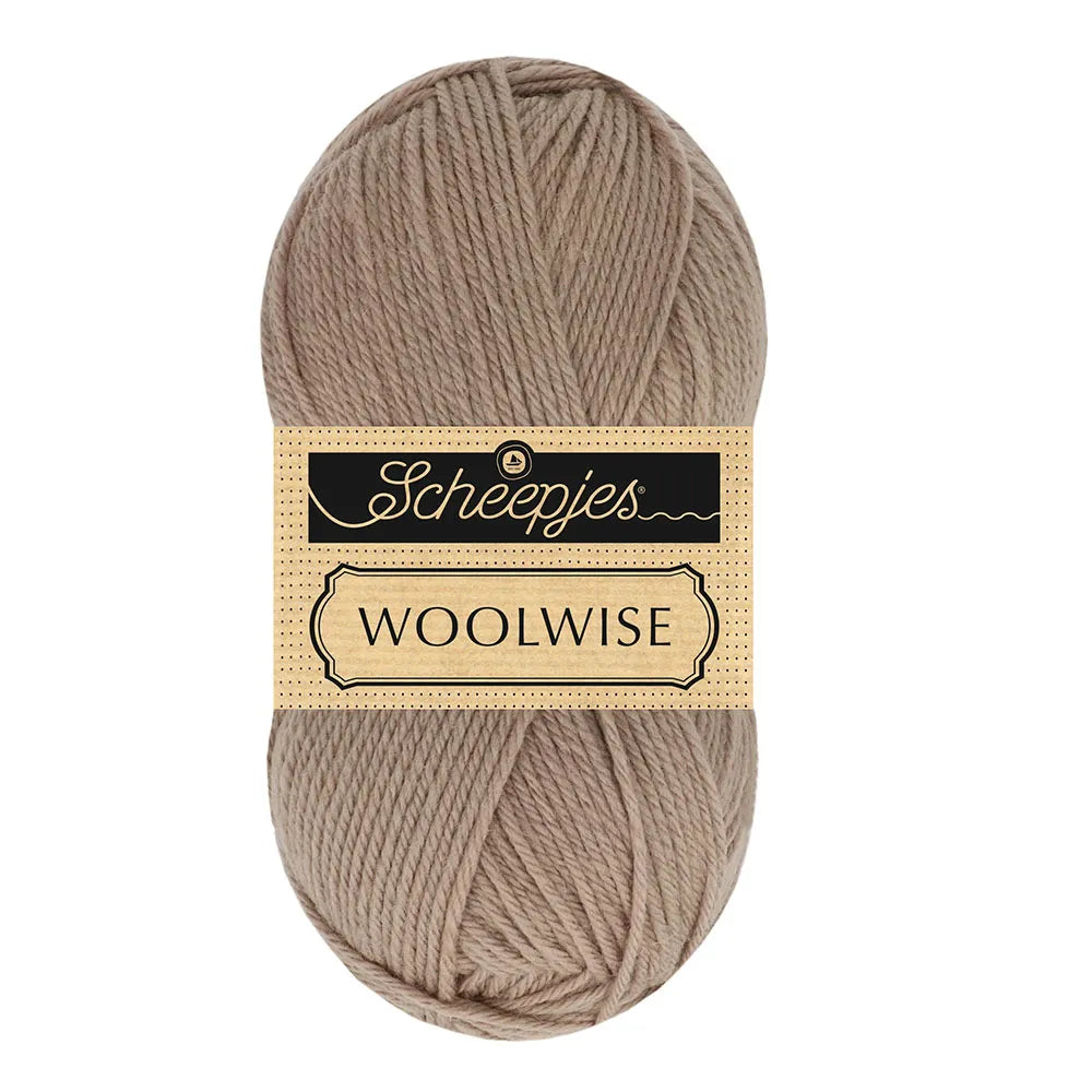 Duurzame wol: Scheepjes Woolwise in kleur 709 Taupe