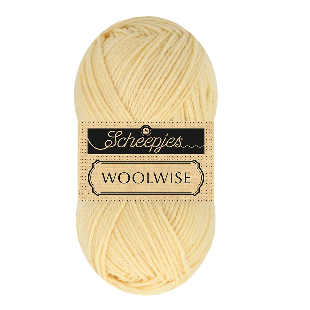 Duurzame wol: Scheepjes Woolwise in kleur 713 Licht geel