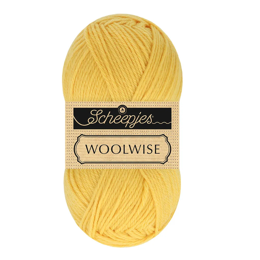 Duurzame wol: Scheepjes Woolwise in kleur 716 Geel