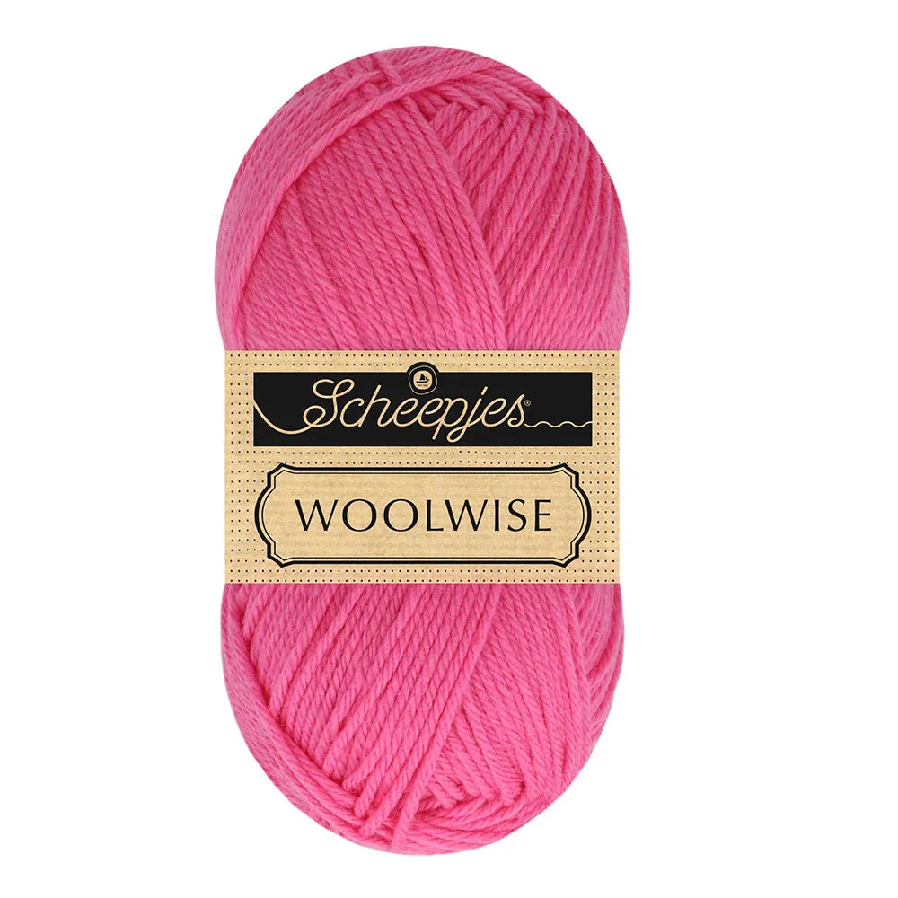 Duurzame wol: Scheepjes Woolwise in kleur 728 Fel roze
