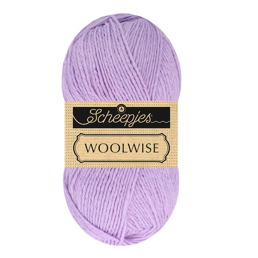 Duurzame wol: Scheepjes Woolwise in kleur 736 Lavendel paars