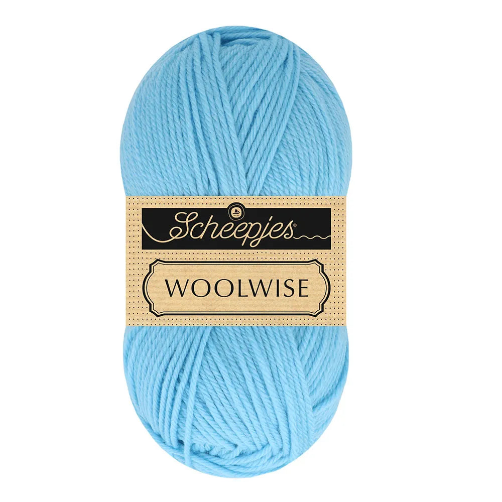 Duurzame wol: Scheepjes Woolwise in kleur 744 Helder blauw
