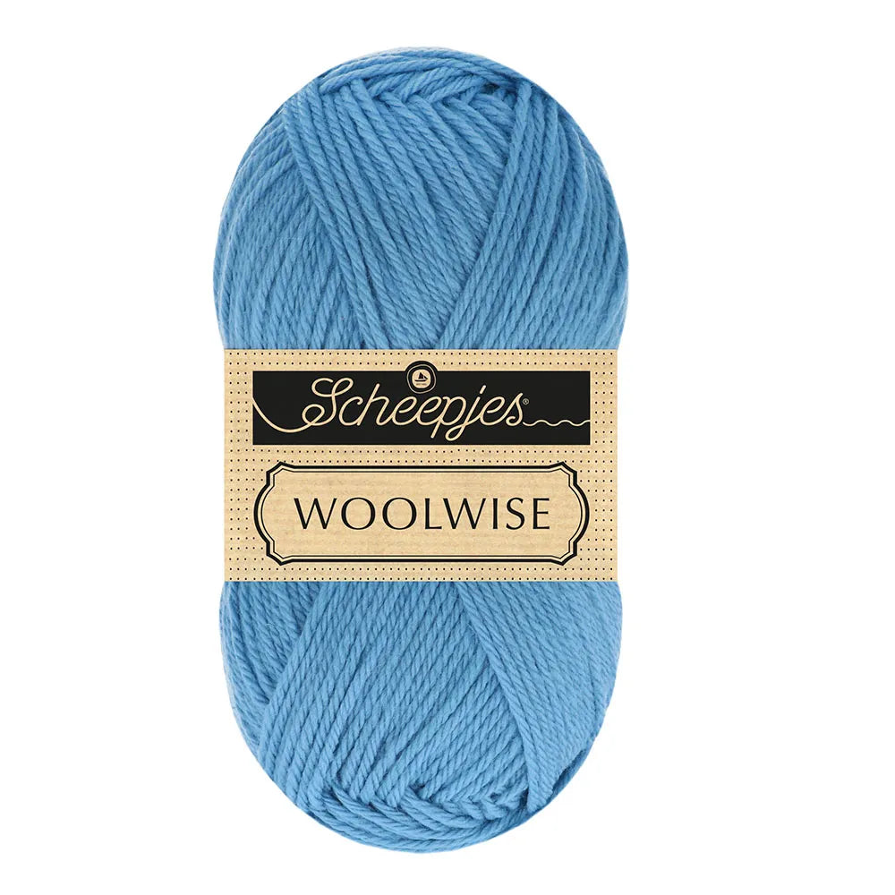 Duurzame wol: Scheepjes Woolwise in kleur 745 Rivier blauw