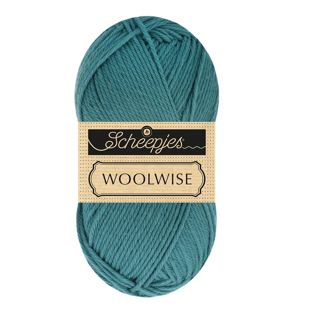 Duurzame wol: Scheepjes Woolwise in kleur 746 Petrol blauw