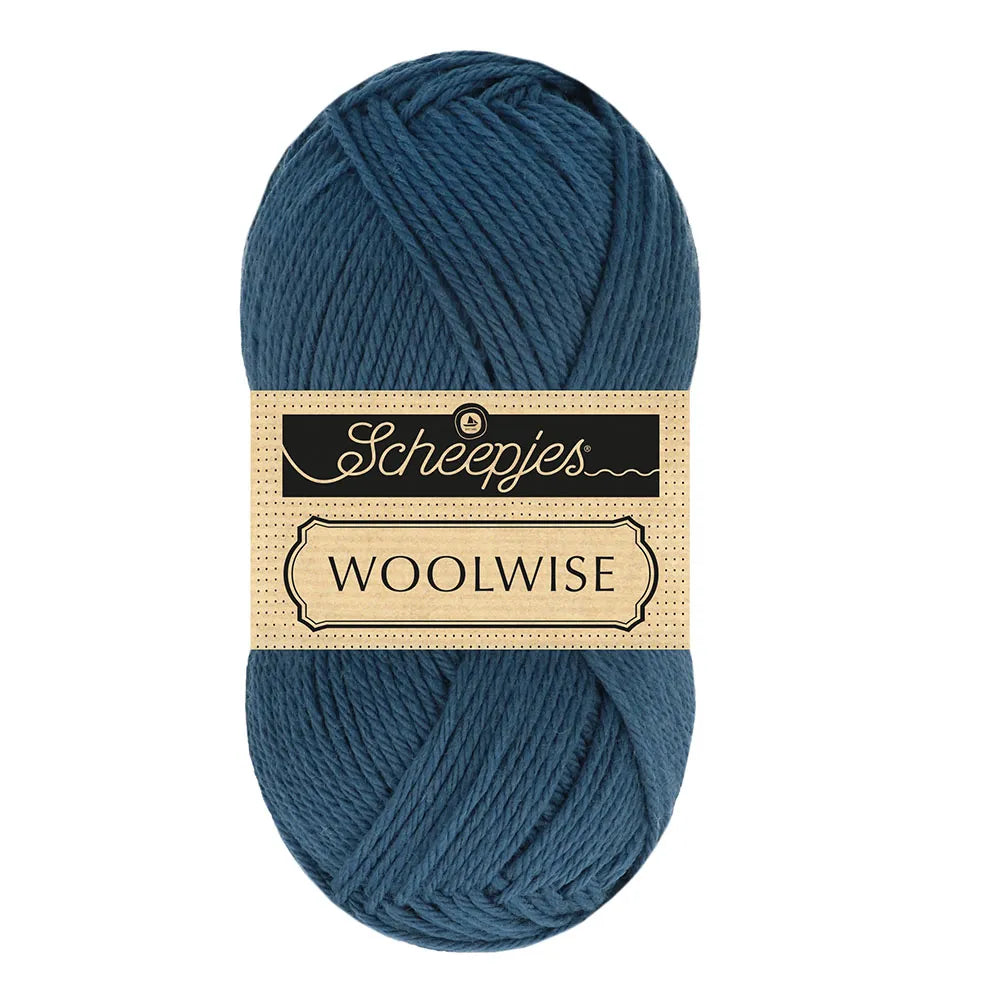 Duurzame wol: Scheepjes Woolwise in kleur 747 Nacht blauw