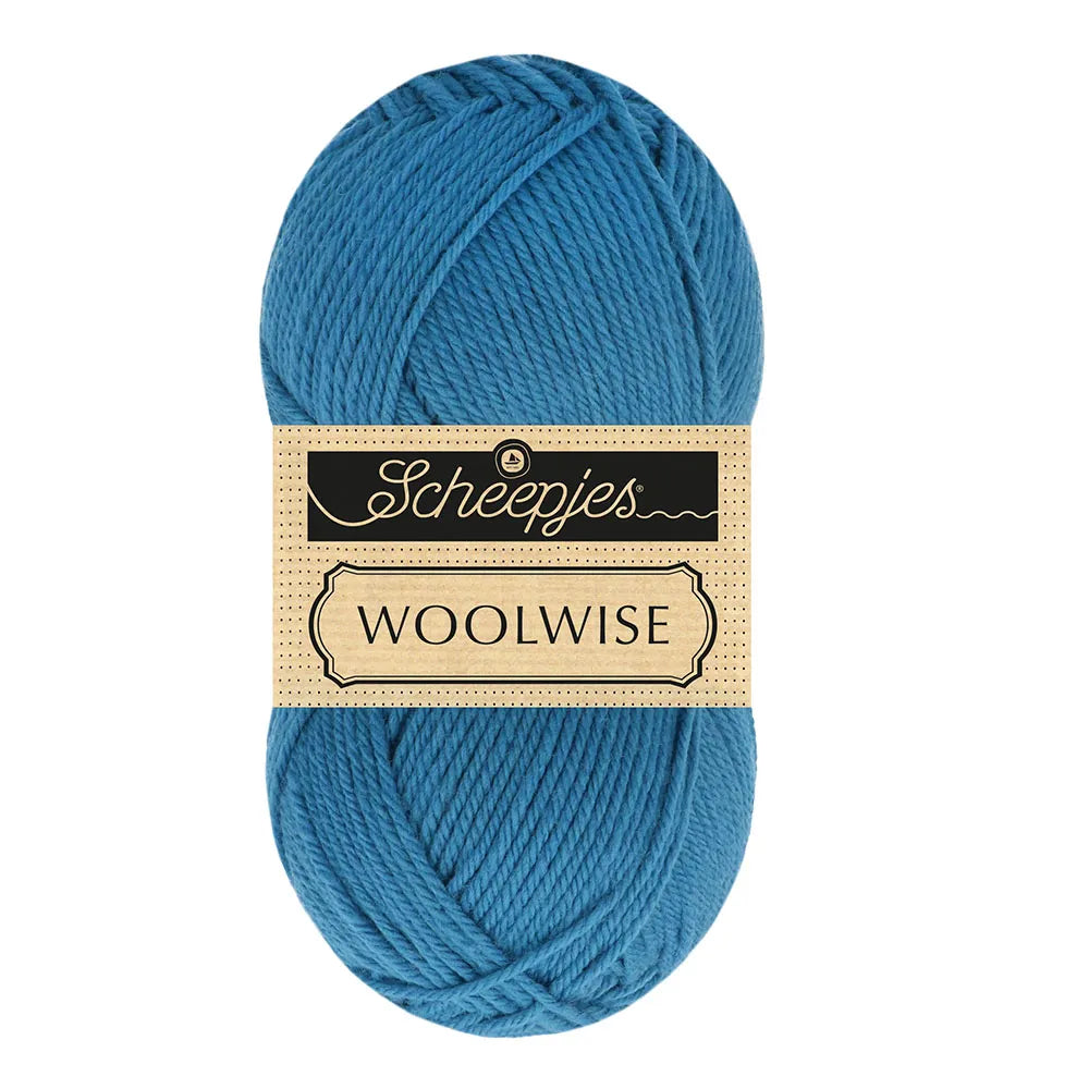 Duurzame wol: Scheepjes Woolwise in kleur 749 Zeeblauw