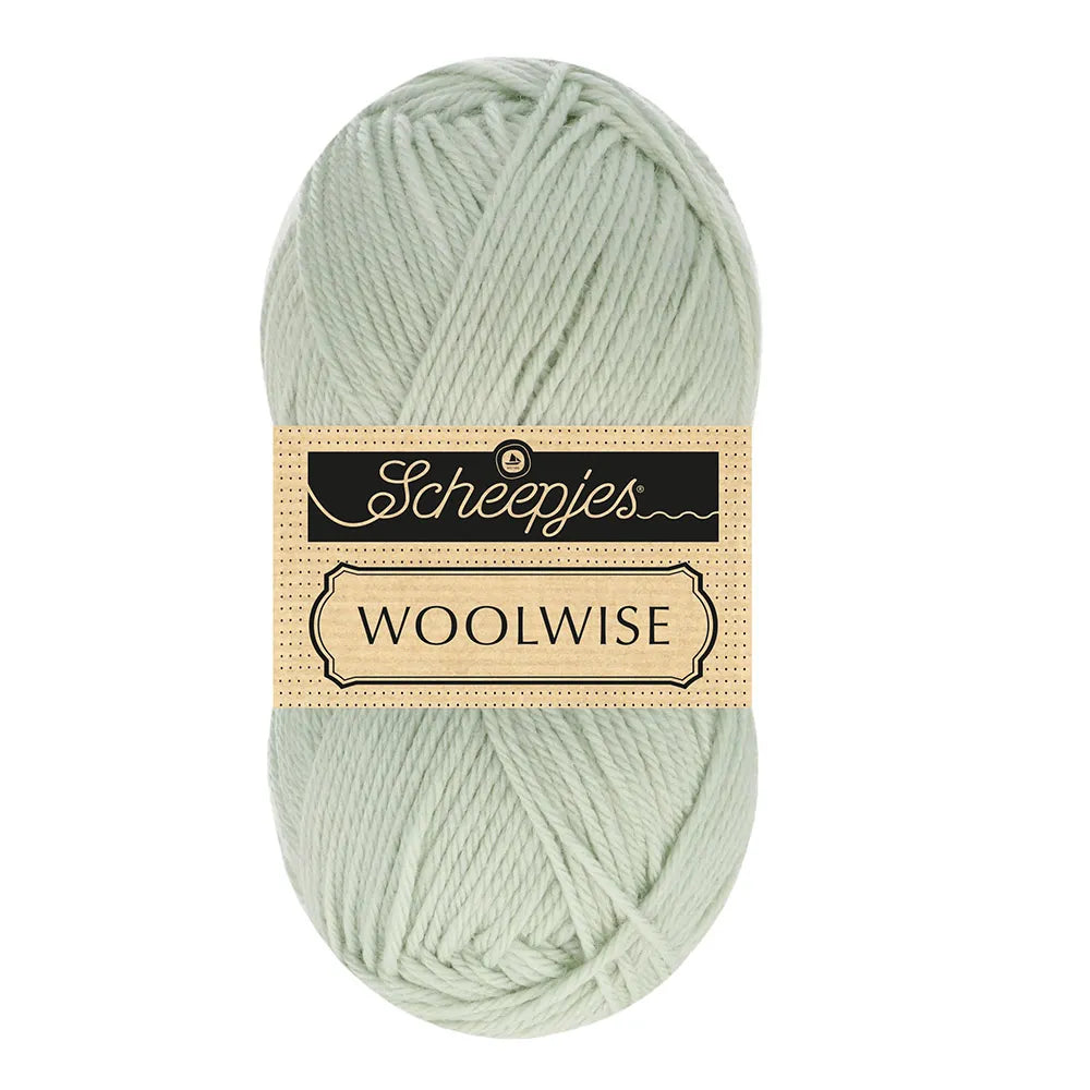 Duurzame wol: Scheepjes Woolwise in kleur 754 Mint groen
